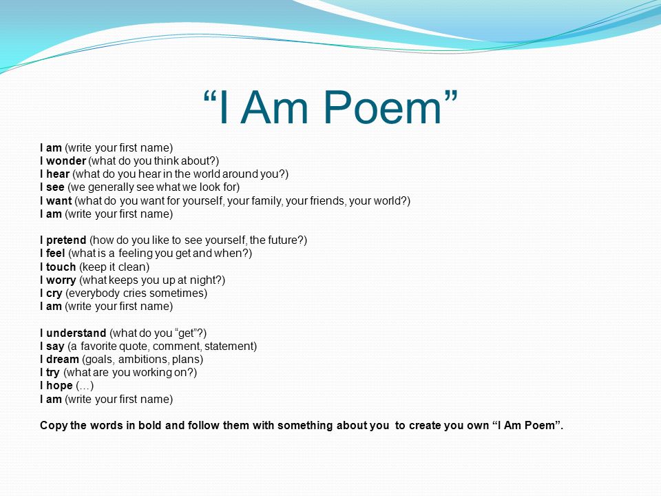 How do you write poetry